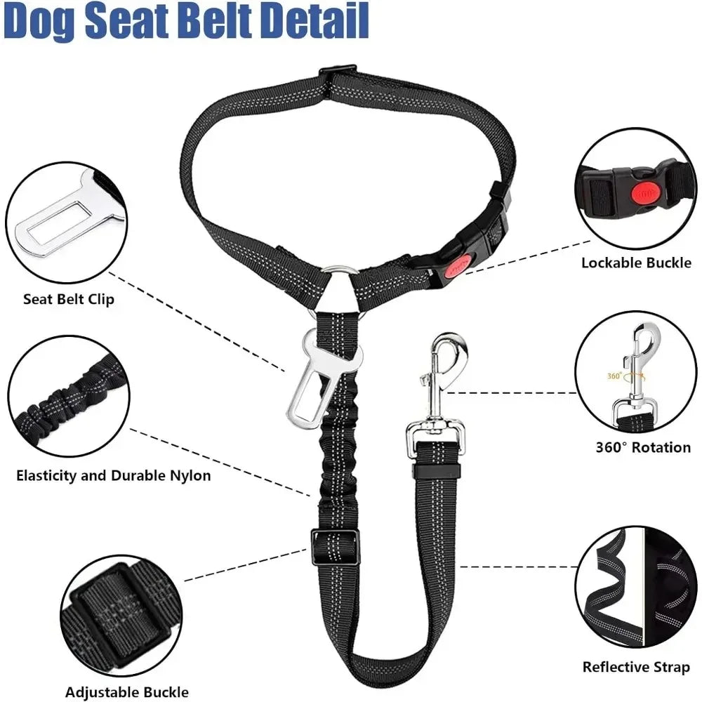 Adjustable Dog Car Seat Belt